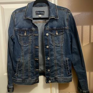 Stretchy jean jacket